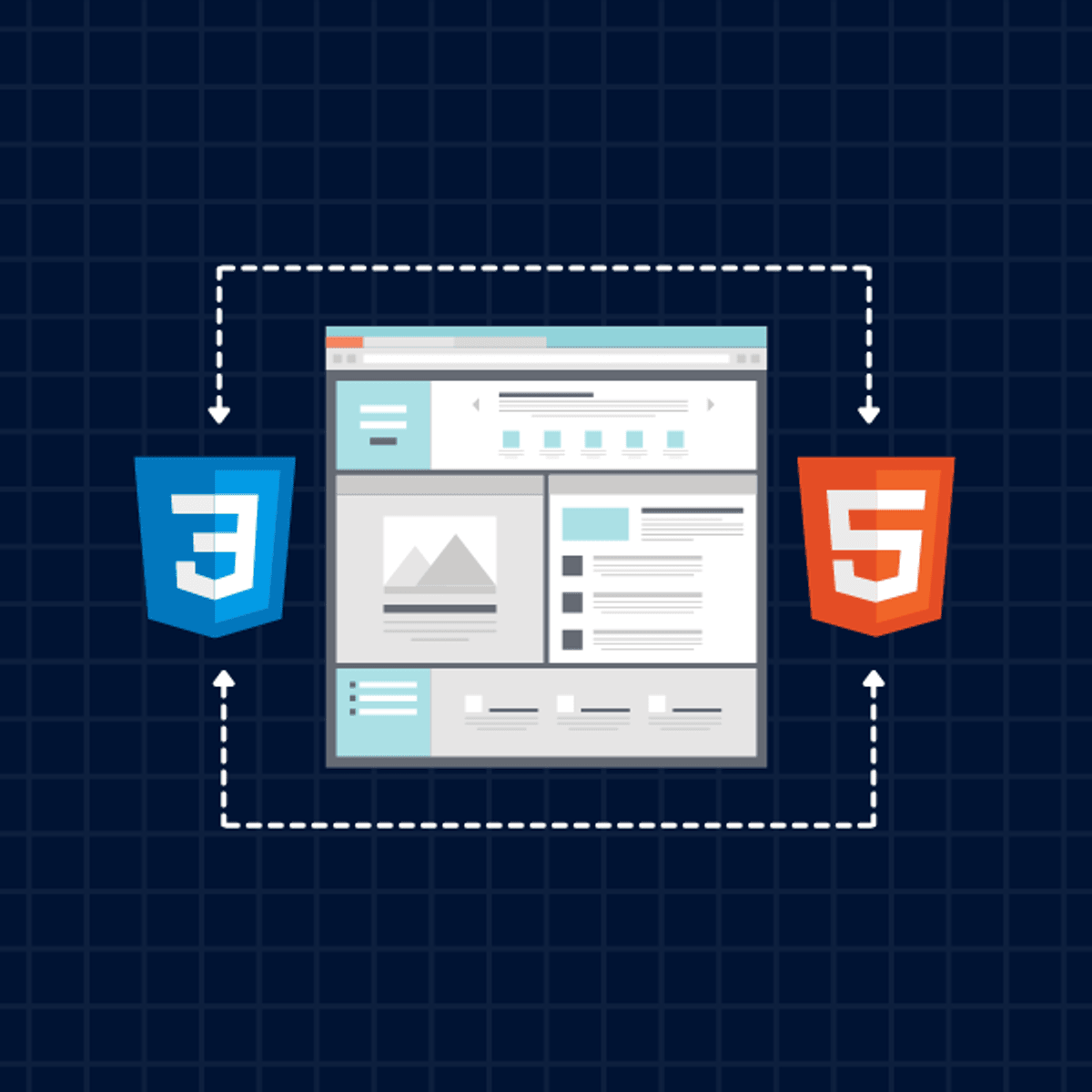 یک صفحه وب با HTML و CSS بسازید