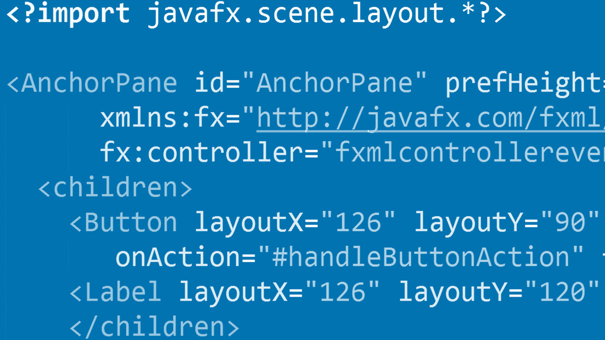 ایجاد رابط با FXML و JavaFX