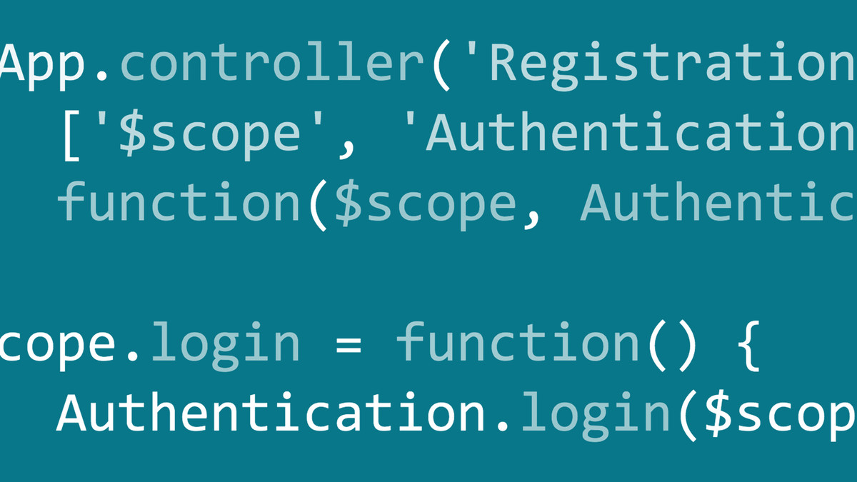 AngularJS 1: اضافه کردن ثبت نام به برنامه شما
