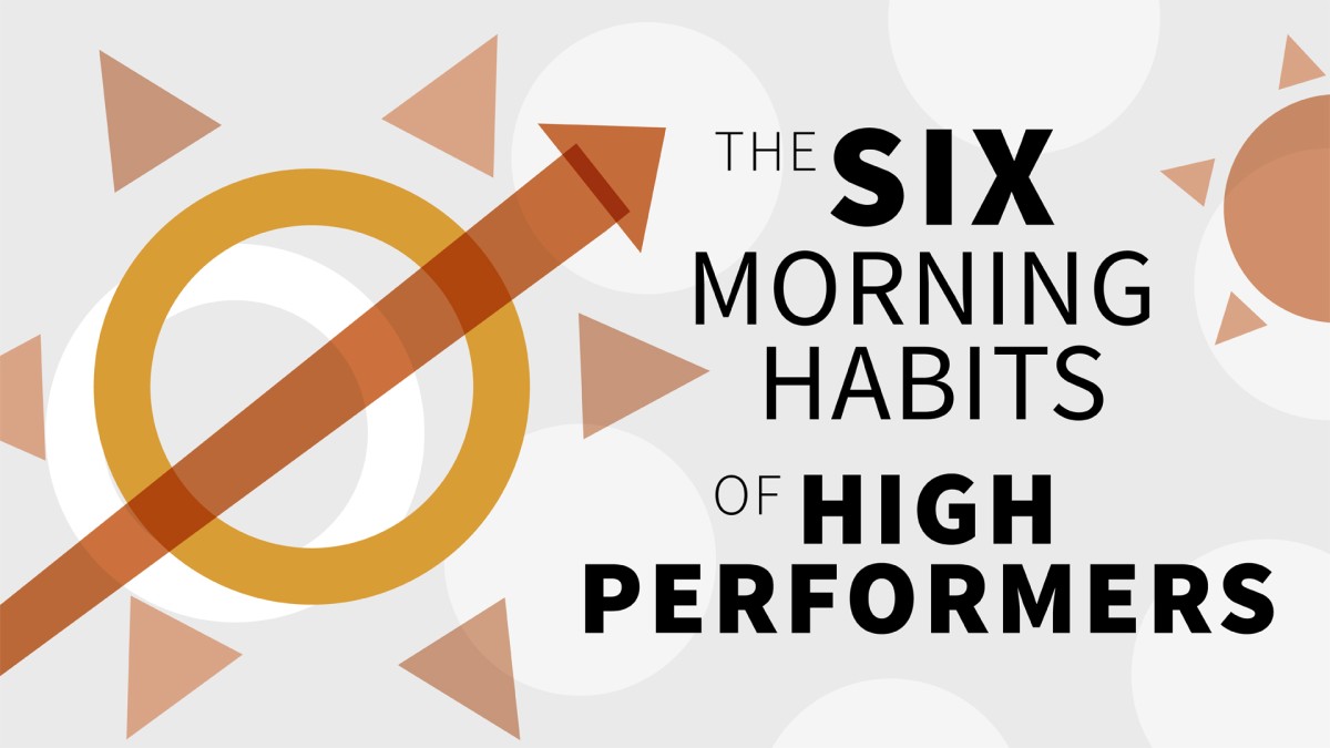 شش عادت صبحگاهی افراد با عملکرد بالا