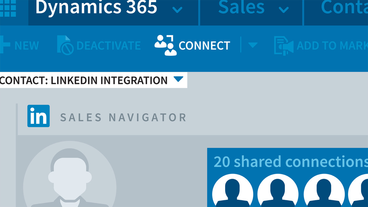 Dynamics 365: LinkedIn Sales Navigator ادغام