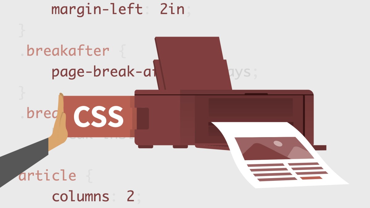 CSS: برگه های سبک چاپ