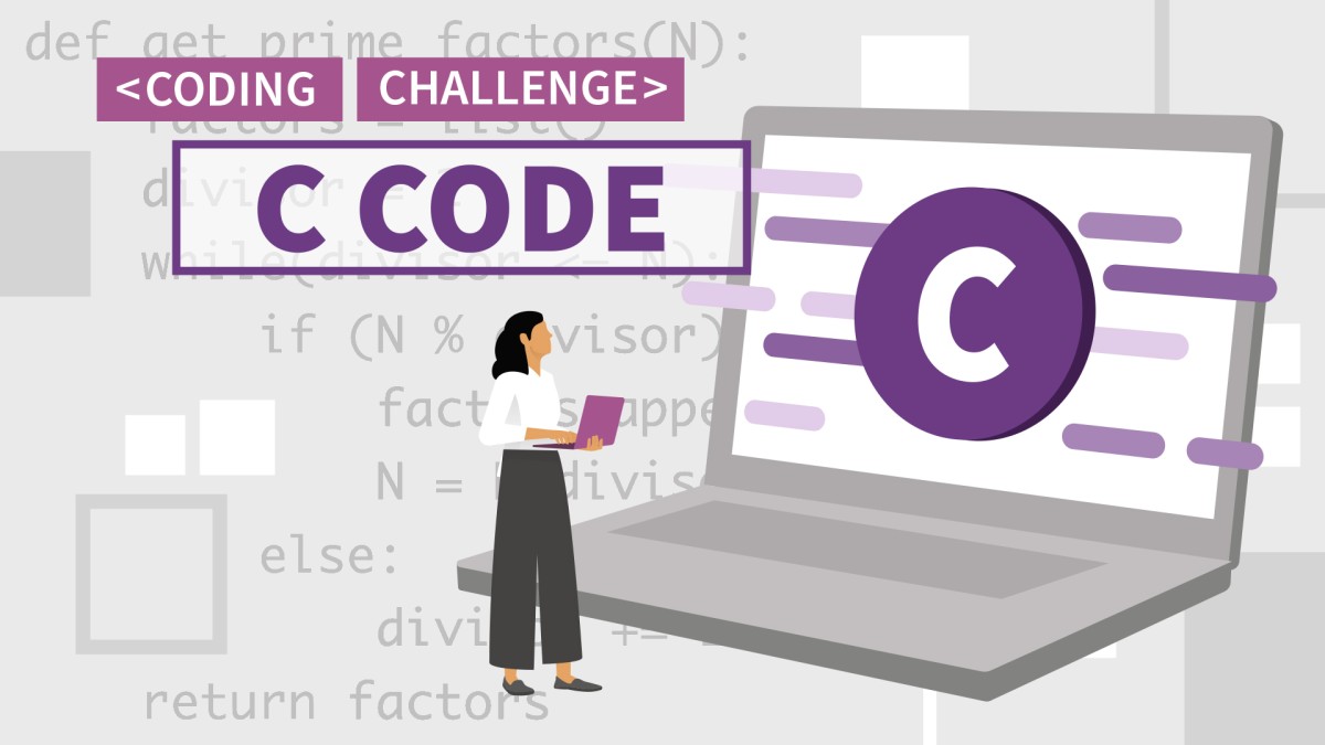 چالش های کد C