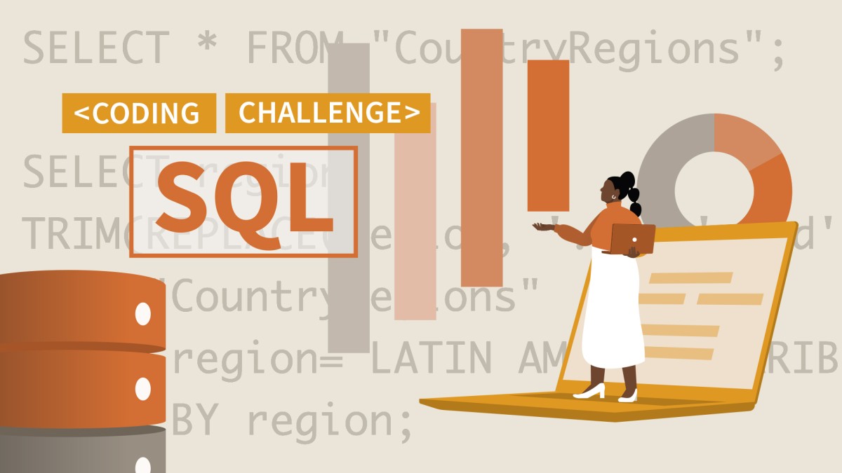 چالش های کد علم داده SQL