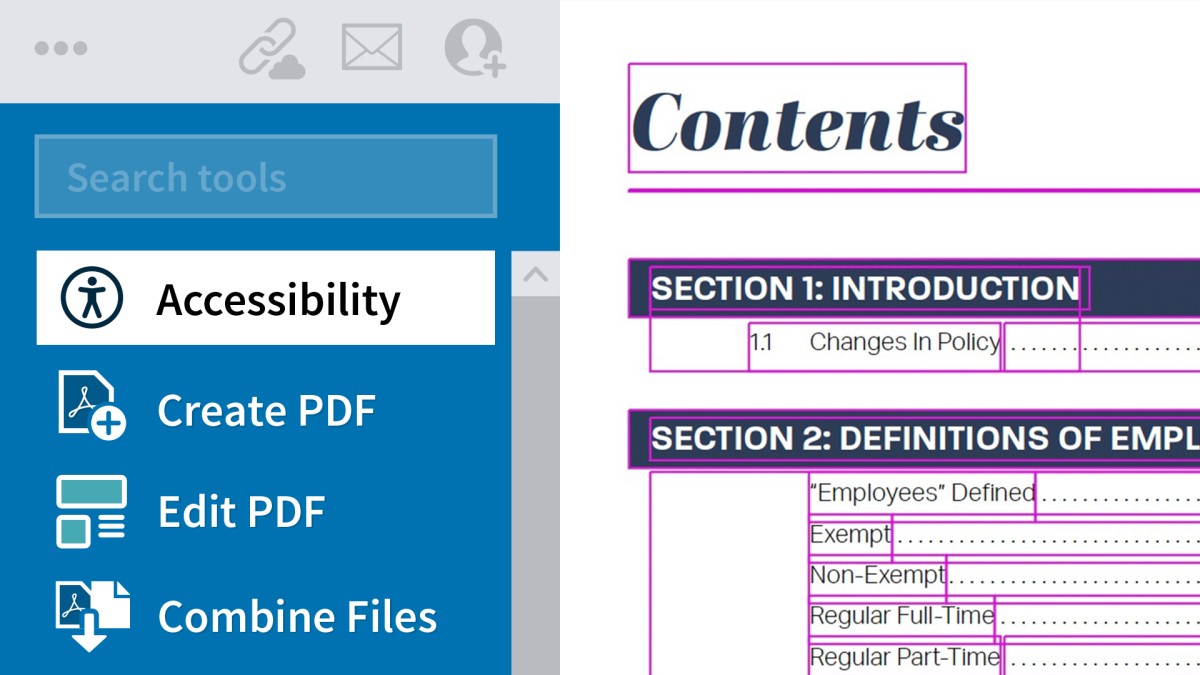 ایجاد PDF های قابل دسترس