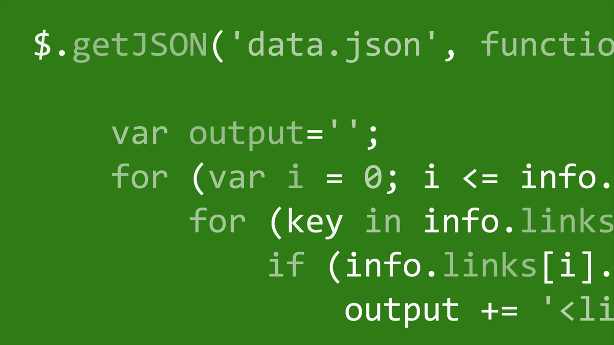 جاوا اسکریپت و JSON: تکنیک های یکپارچه سازی