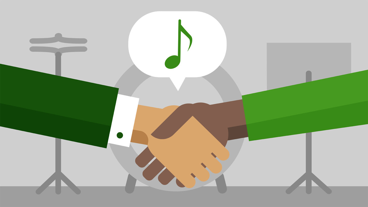 قانون موسیقی: مدیریت تجارت یک گروه