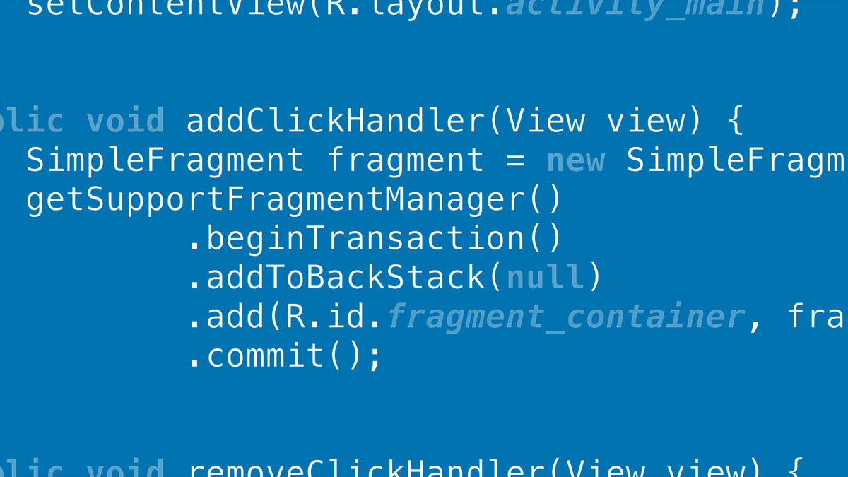ساخت برنامه های اندرویدی انعطاف پذیر با Fragments API با جاوا